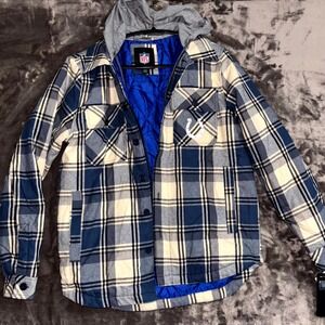 Indianapolis Colts Shacket Mens Small Blue G-III Apparel American‎ Football NFL